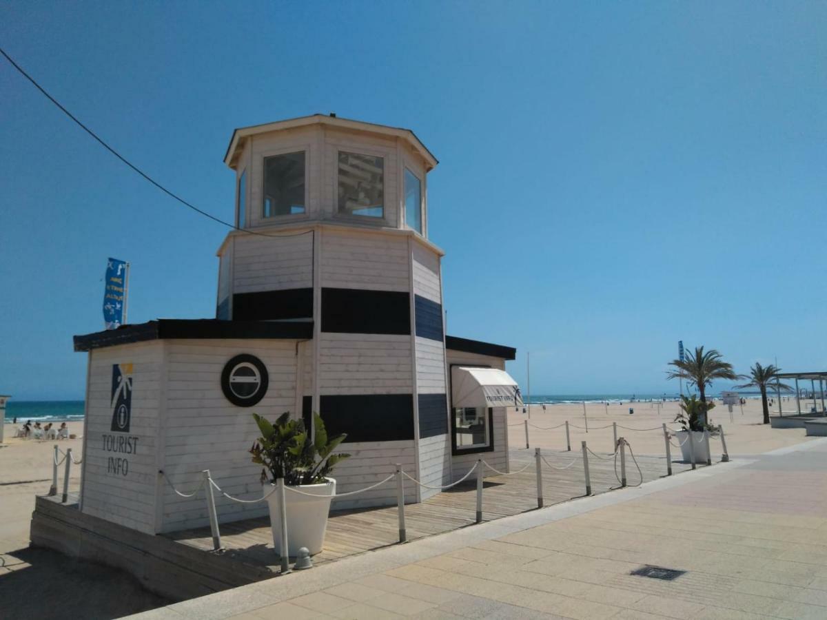 Apartamento Deluxe A 50M De Playa - Aire Wifi Gandía Eksteriør bilde